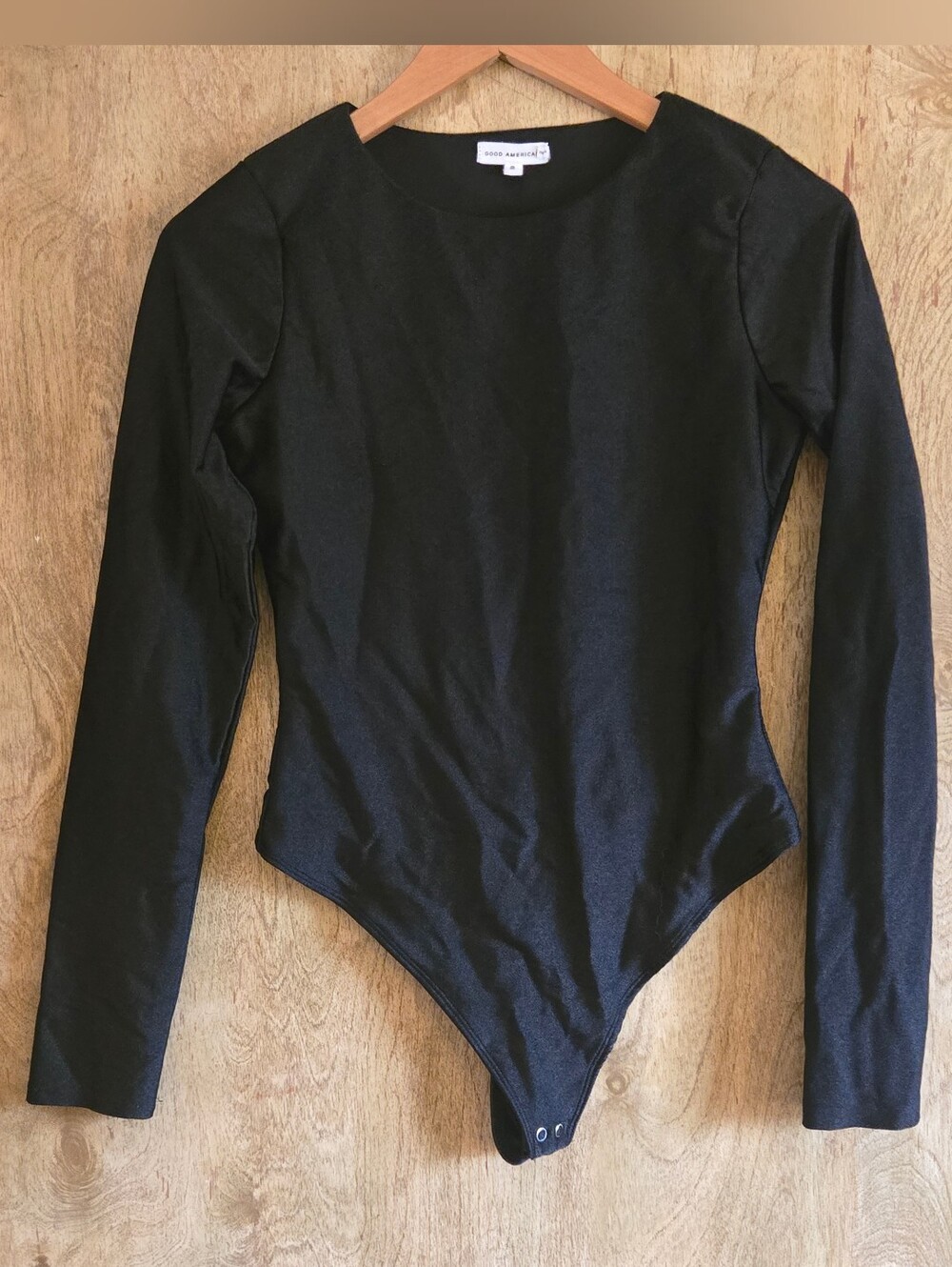 Good Ameican Bodysuit Black Sz 2